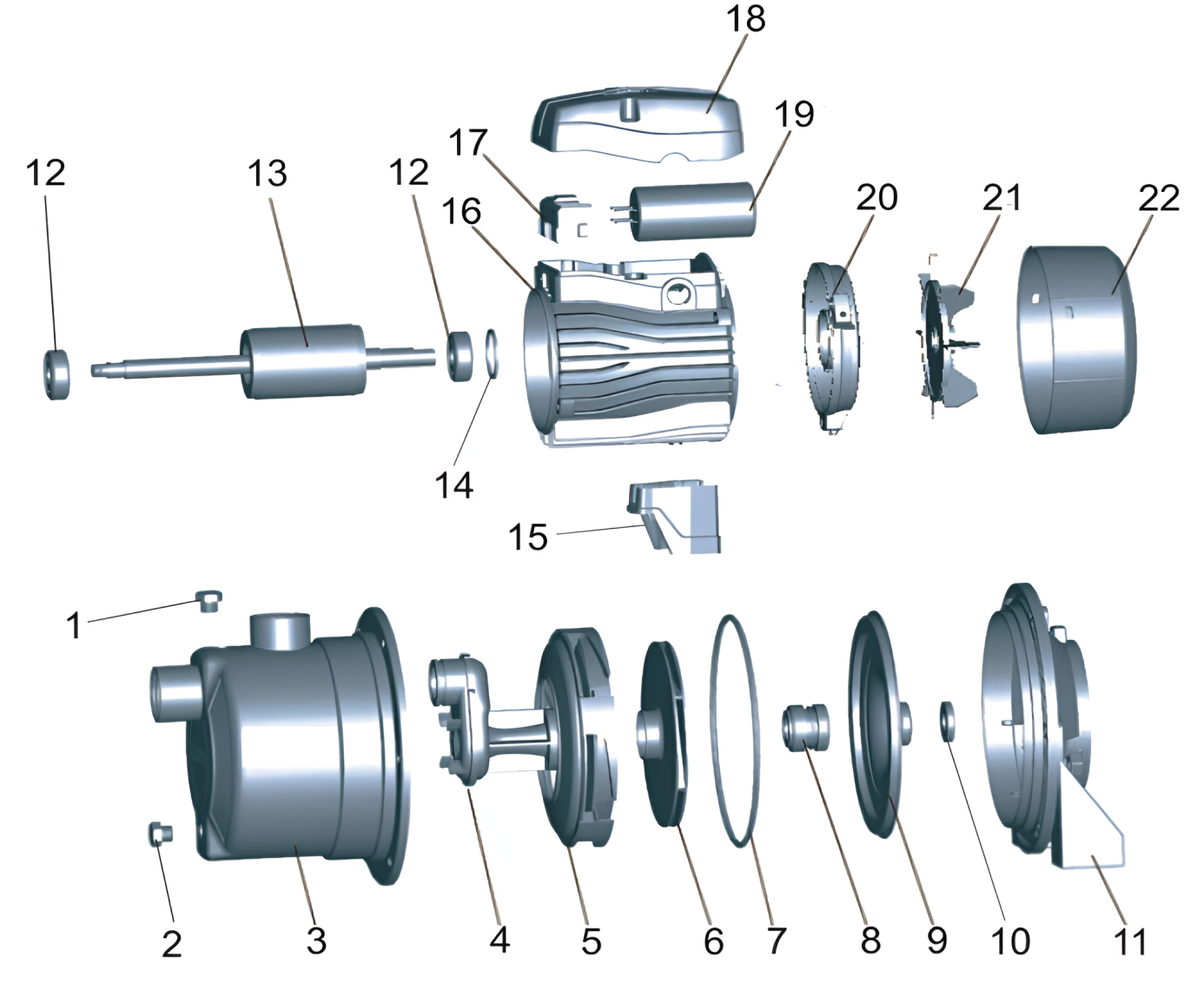 Насос LEO AJm60P