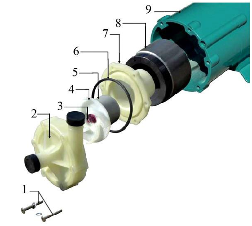 Насос центробежный с магнитным приводом Vodotok MP-55RZM (220В)