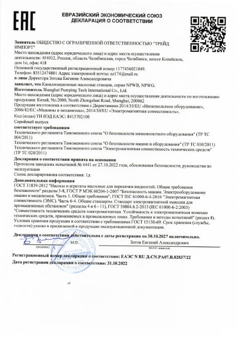 Насосные станции NPW